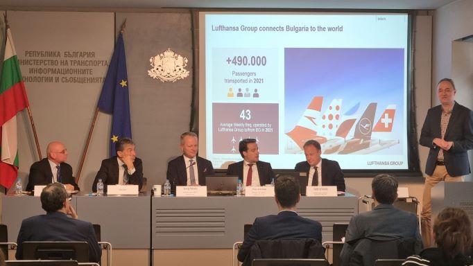 Среща на тема Въздействия на законодателен пакет „Подготвени за цел 55“ върху авиацията и други сектори на икономиката –7 април 2022 г. в София